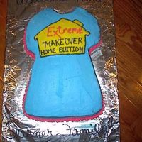 Extreme Home Makeover Cake Myself, my daughter, my sister and her husband recently got to participate in the Extreme Makeover Home Edition in our little town in WV....