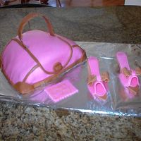 My Daughter's Best Friends 21St Birthday Cake I made this for my daughter's best friend. It was a French Vanilla with BC covered in fondant. I used 2 8 inch rounds and cut them in...