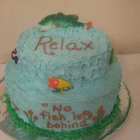 Teacher Retirement Made for my sister's coworker for a teacher retirement party. The teacher loves to fish. The fish and lures are plastic and were...