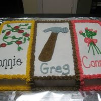 Trio Of Birthdays sisters coworkers bday cake to share