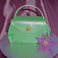 First Purse Cake First time ever to make one. Thank you so very much Maria Campos for your awesome instructions! :)) Chocolate cake with mocha kahlua...