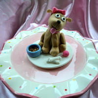 Girl Puppy Dog First time to make a dog figure. Special thank you to Aine2 for her awesome video tutorial!! Hugs! It turned out great and the birthday...