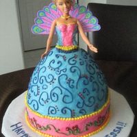 Island Princess not a huge fan of barbie cakes, but i did this one for a friends' little girl's bday.
