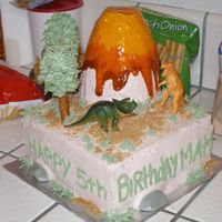 Dinosaur Birthday Cake I made this cake for my son's friend's 5th birthday. Everyone loved it and I had fun making it. It turned out much better than I...