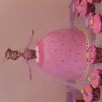 Pink Cinderella Cake Pink swirl cake layers iced in pink, Special buttercream. Decorated with heart sprinkles!