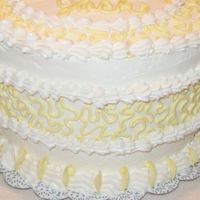 Cornelli Ribbon - Side View This is the same cake only a closer view of the side. I thought that the Cornelli around the side looked like a ribbon, so that's why...