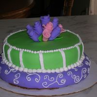 Fun Birthday! I made this fun cake for my mom for her birthday this past fall.