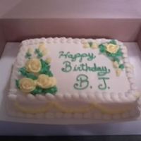 Bday Swag This is the first cake I tried the swags on the sides...I think it turned out pretty good, and thecustomer liked it. :o)