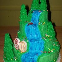 Climb Every Mountain! white chocolate with raspberry filling. all BC. I am currently searching for a mini figure to put on top as a hiker... and maybe find a...