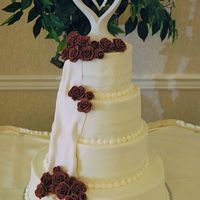 Simple Wedding Cake 
