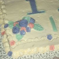 Gamma Gamma Chi Cake Flower/border Close-Up This is just a close up of the reverse shell border and one of the small floral sprays.