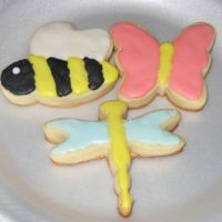 First Ever Decorated Cookies! These are the first cookies I've ever decorated. I need a lot of practice! I think my flood icing was too thick. Any comments are...