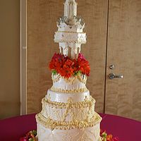 Cathedral Made with fondant and glaze.