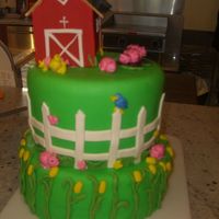 Down On The Farm I made this for my niece's birthday while at my parents farm in Wisconsin this summer.