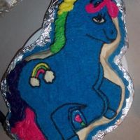 My Little Pony Birthday Cake This cake was made from the Wilton Precious Pony cake pan. It was a confetti cake with buttercream icing. I decorated it to look like...