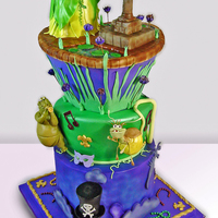 The Princess And The Frog Cake This is the cake I've entered in the NY Cake Convention 2010. I love it myself and it was lot of fun!!! Enjoy!!!