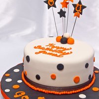Osu Football Cake Cake made for Oklahoma State University Football Game. All Fondant Decorations.