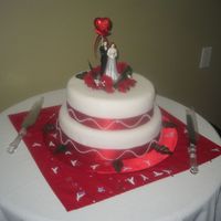 Valentine's Wedding Cake! 