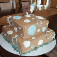 Baby Reid's Cake all chocolate! mmm