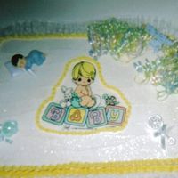 Baby Shower Cake Splenda Chocolate & White Marble Cake W/Splenda Buttercream Icing