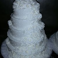 White Roses all buttercream