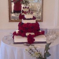 Roses Galore wedding cake (for a couple I never met in person)