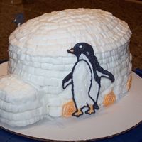 Igloo W/ Penguins This was my course 2 final...not exactly a flower basket!
