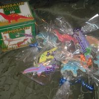 Dinosaur Cookies Dinosaurs with royal icing.