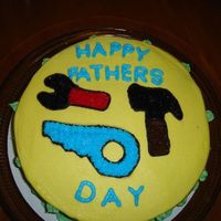 Lemon Lime Fathers Day This is one layer of lemon cake and one layer of lime cake topped with lemon flavored icing. The tools were created with a gel transfer and...