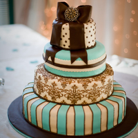 Teal And Brown Wedding 