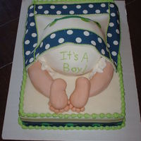 Baby Butt Cake With Cupcakes We have started customizing the blankets to coordinate with the baby shower theme or nursery theme, people love it. This one has matching...