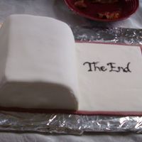 "the End" Book Cake (I apologize for the dark photo) This cake was made for a "Spring Book Swap Brunch." The cake ended up quite small, as I kept...
