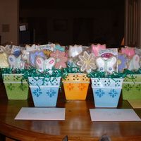 Easter Cookie Bouquets These are the cookie bouquets I did for Easter. NFSC and Royal Icing. I also put seed packets in there, so they can plant "real"...
