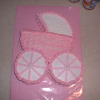 Baby Shower Carriage I used a cake from this site for inspiration. I didn't have things lined uo exactly right, but I am pretty happy with how it turned...