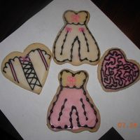 Bachelorette Party Cookies I have to give CC credit for these designs. My first time making this type of cookie design. I made them for a friend and she loved them....
