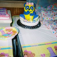 Alison's Teddy Bear I made this for my niece's first birthday. I liked doing a 3-D cake and loved the colors because she loves bright hues. I get asked...