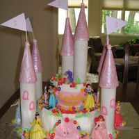 Princess Castle Cake 