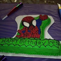 Spiderman This was my second cake.