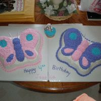 Butterfly Cakes Done for daughters 4th birthday