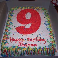 9Th Birthday Cake 