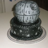 Death Star Birthday Cake 
