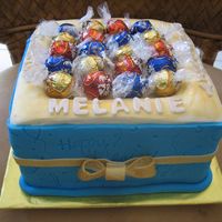 Box Of Truffles Cake My daughter loves chocolate truffles, so this cake was designed to look like a box of chocolates/candy. Used 8 inch square cake. Cut out a...
