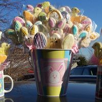 Easter Bouquet Cookies A little late in posting, but these are a few of my Easter orders.