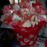 Valentine Hearts & Feet Made this basket for my son's podiatrist and staff. Big hit !!