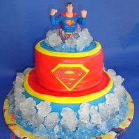 Superman Birthday Cake A Superman cake for a 6 yr. old who wanted the Superman on the Planet of Tranquility? Come to find out that was the planet of ice! Hence...