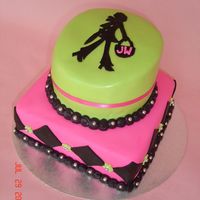Snooty Shopping Girl Birthday Cake! I made this cake for a girlfriend's mom who is a big time shopaholic! She wanted something snooty and over the top for her mom. She...