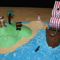 Pirate Ship This cake is for the best frienmd from my oldest son. I hope he likes it. The party is tomorrow with 24!!!! Kids