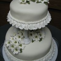 Final For Wilton Class. My first tiered cake!