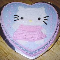 Hello Kitty This is yellow cake w/bc.