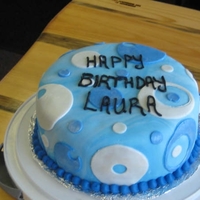 Polka Dots Very easy and fun to do, used pearl powder on the circles which gave it a very nice sparkle!